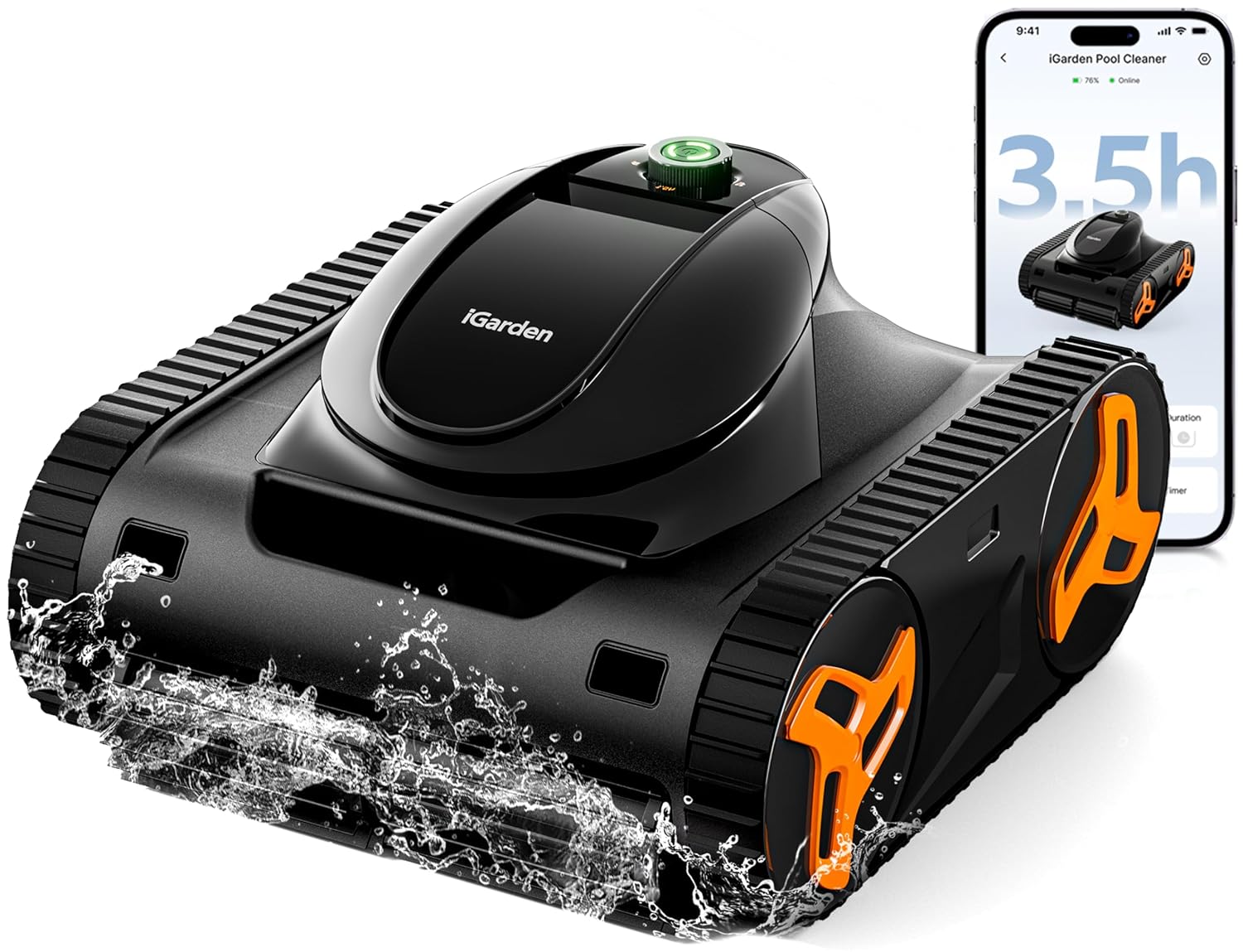 Smart Garden - Robot Pulitore per Piscine Serie KN,