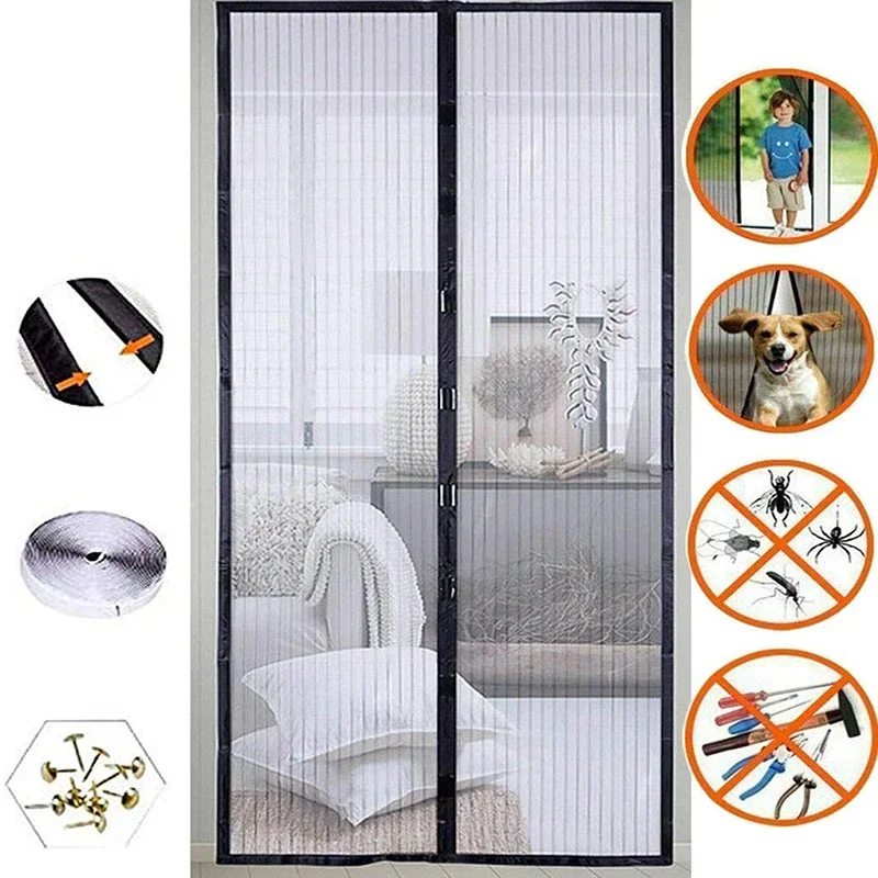 Smart Garden Gate - Porta zanzariera magnetica 80/90/100 cm tende