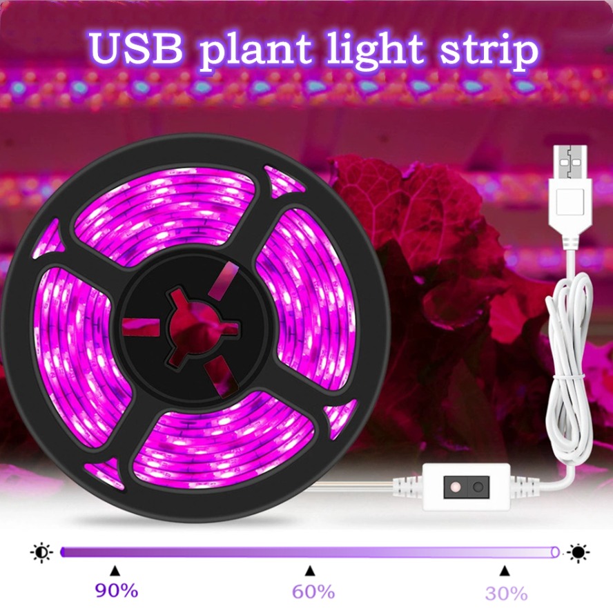 Led Plant Light Strip - Con interruttore dimmerabile 5V USB LED