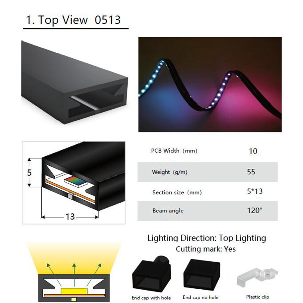 WS2812B WS2811 SK6812 LED Neon - Led Plant Light Strip recensione e prezzo