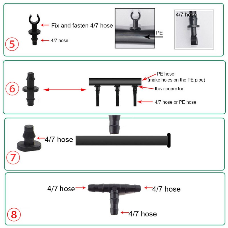 50 Pezzi Connettori per Irriga - Smart Garden Sprinkler System recensione e prezzo