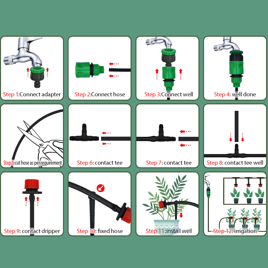 Serra 15M-30M sistema di irrig - Smart Garden Sprinkler System recensione e prezzo