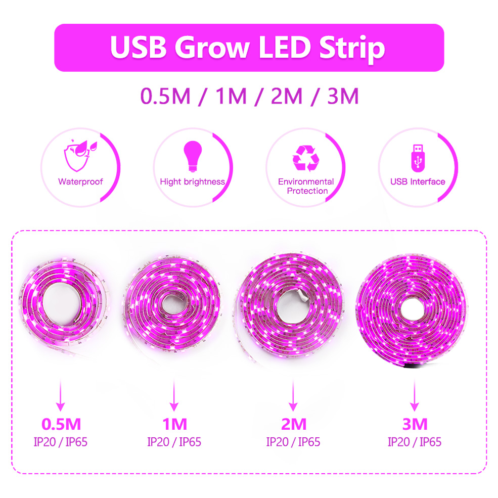 USB Spettro Completo LED Colti - Led Plant Light Strip recensione e prezzo