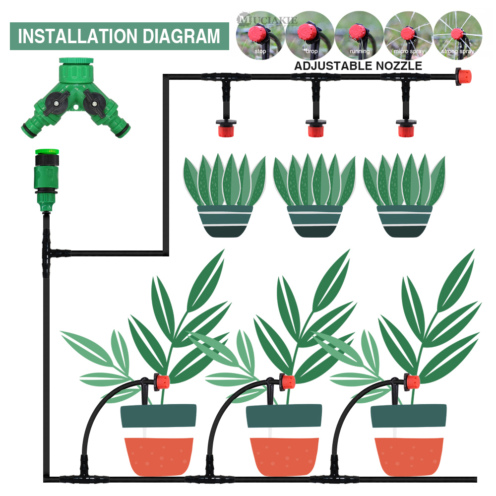 50-5M 1/4 ''gocciolatori regol - Smart Garden Sprinkler System recensione e prezzo