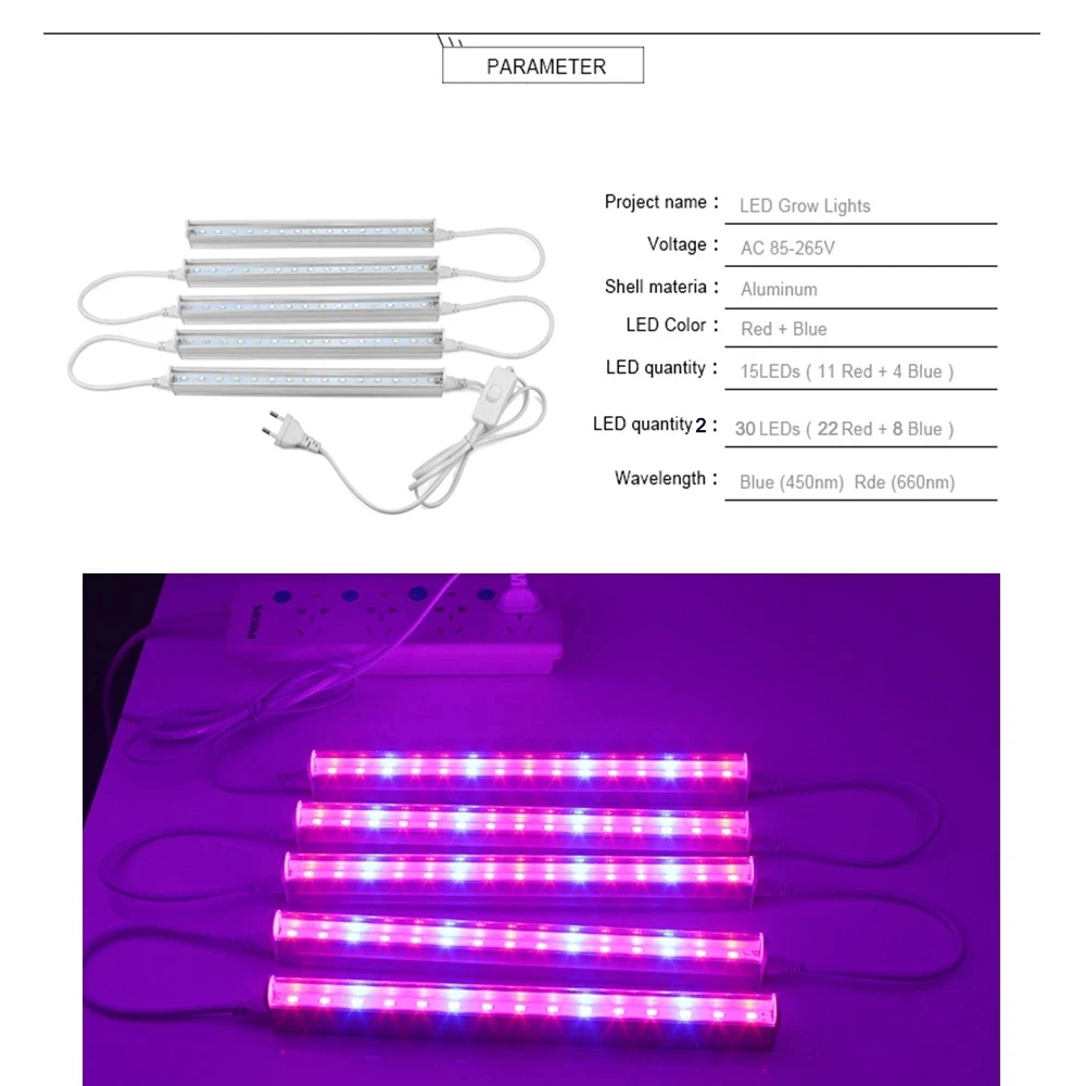 Strisce LED da 12 Pollici per  - Led Plant Light Strip recensione e prezzo