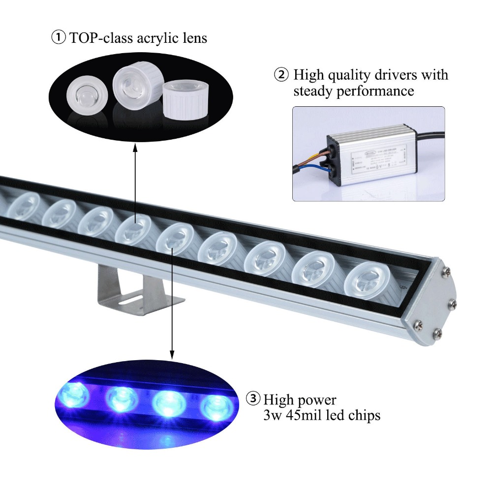 54W 81W 108W Barra LED Luce IP - Led Plant Light Strip recensione e prezzo